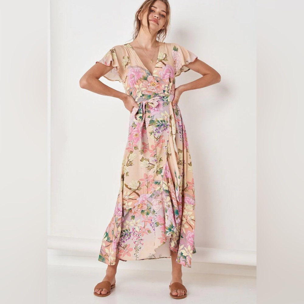 Spell lily floral maxi